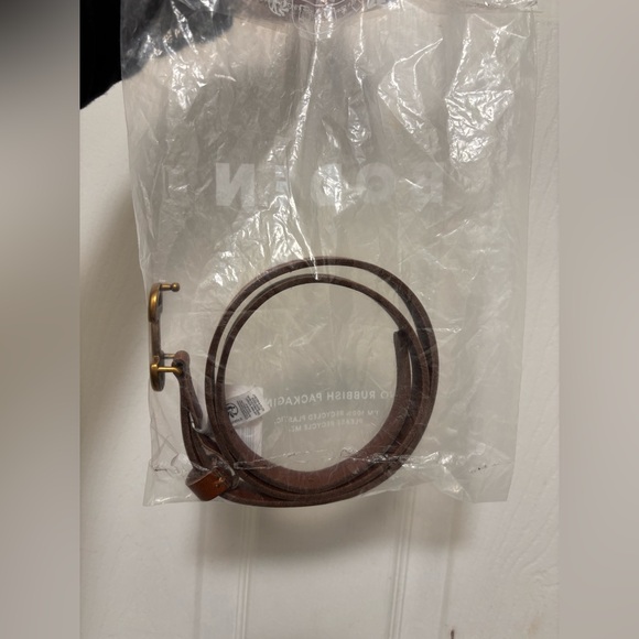 NWT BODEN Iris Skinny Snaffle Trim Belt in Tan - Picture 6 of 7